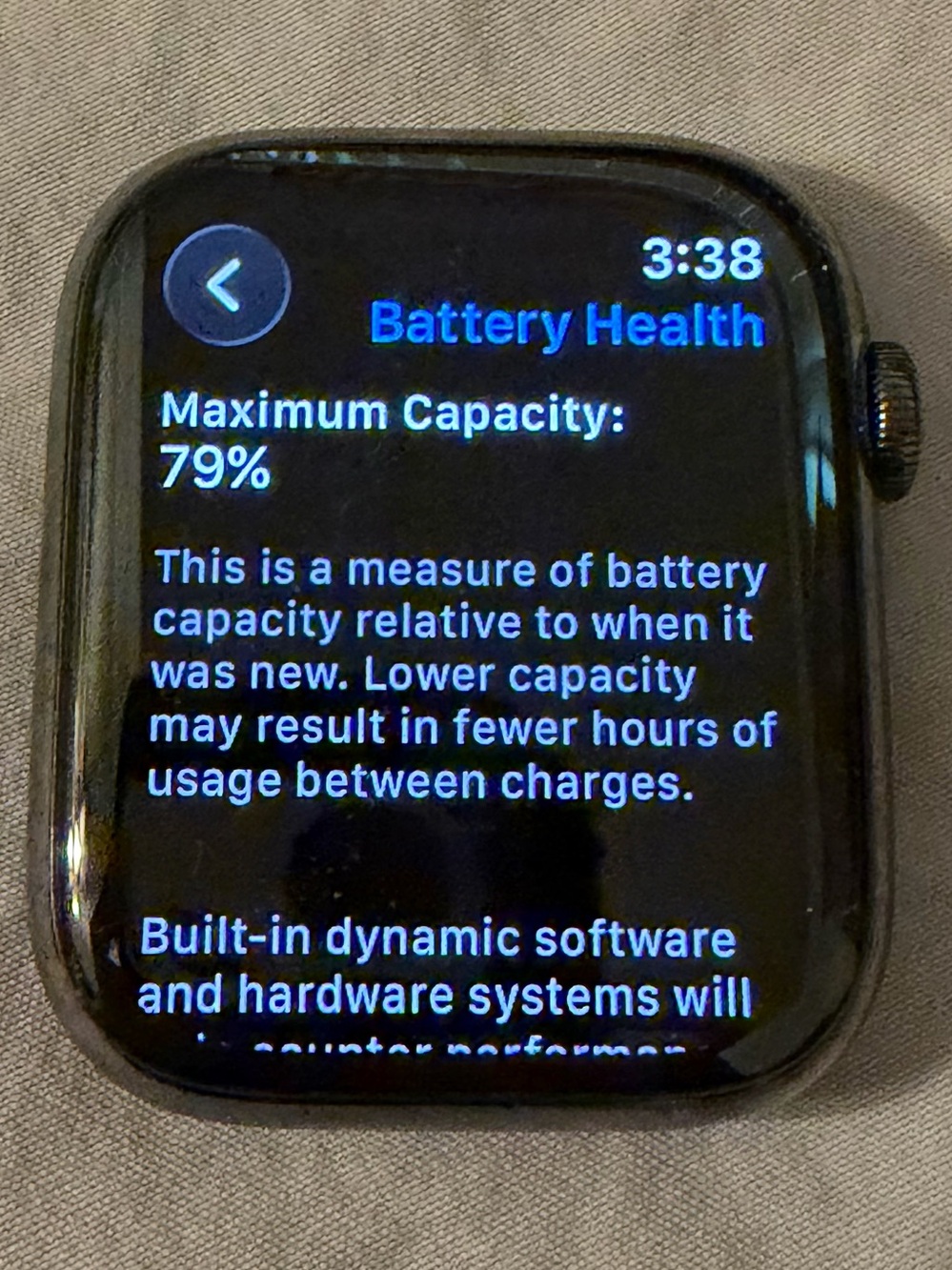 (MNW13LL/A) Midnight Colored Apple Watch Series 8 (GPS + Cellular, 45mm) - Picture 4 of 4